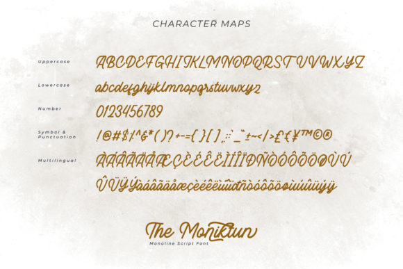 The Moniktun Font Poster 7