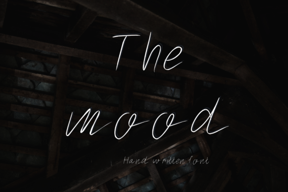 The Mood Font The Mood Font Poster 1