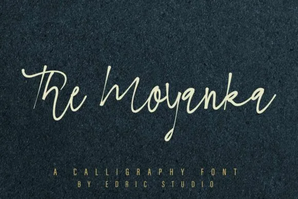 The Moyanka Font The Moyanka Font Poster 1