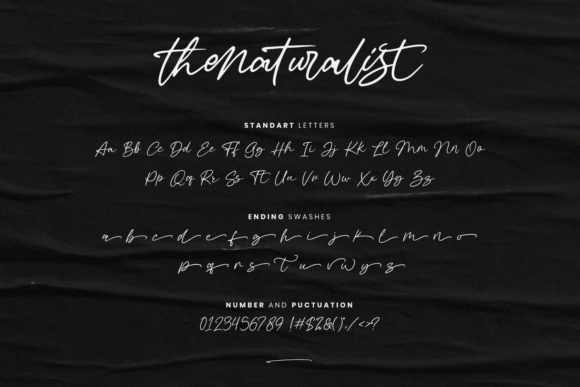 The Naturalist Font Poster 12