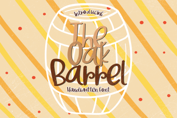 The Oak Barrel Font Poster 1