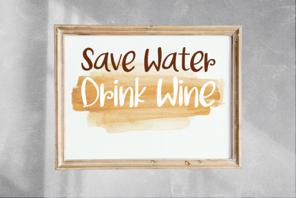The Oak Barrel Font Poster 5