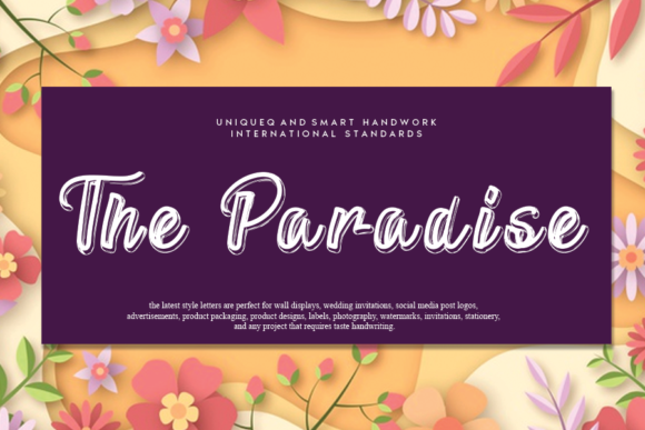 The Paradise Font