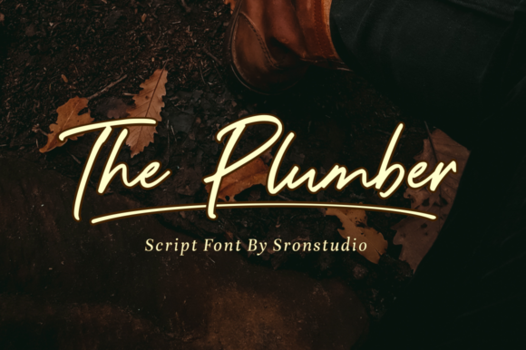 The Plumber Font Poster 1