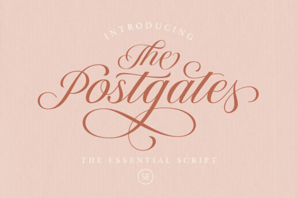 The Postgates Font Poster 1