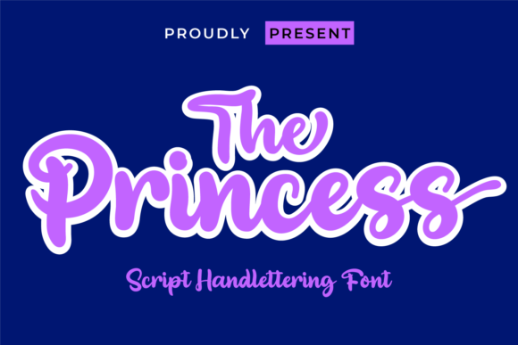 The Princess Font Poster 1