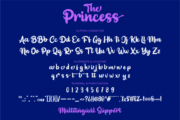 The Princess Font Poster 10