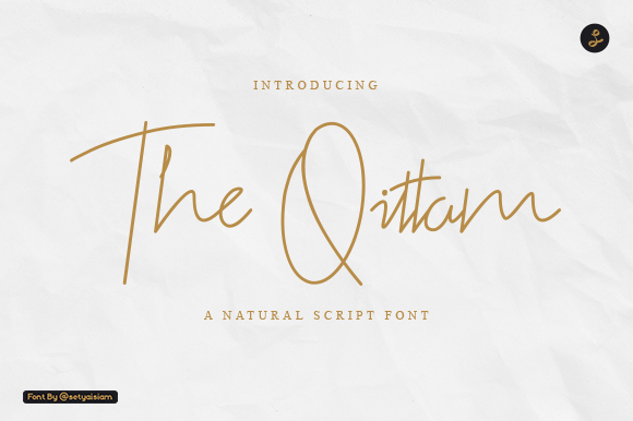 The Qittam Font Poster 1
