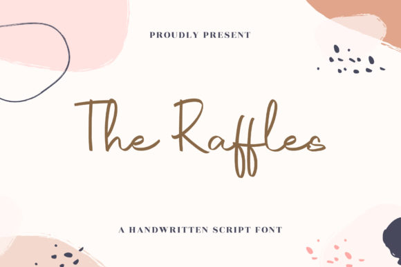 The Raffles Font Poster 1