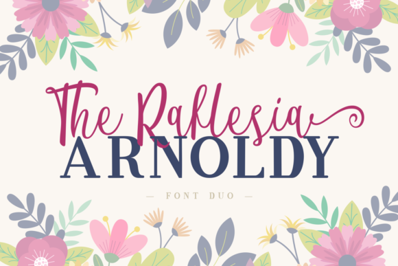 The Raflesia Arnoldy Font Poster 1