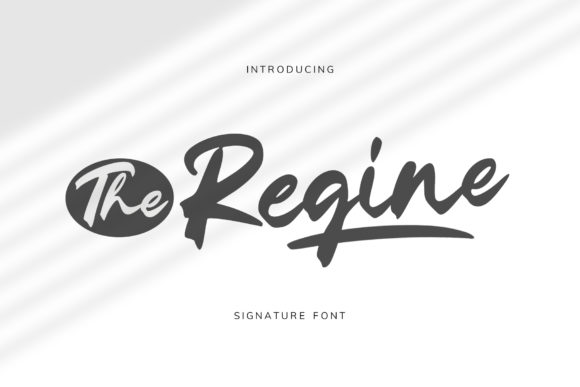 The Regine Font Poster 1