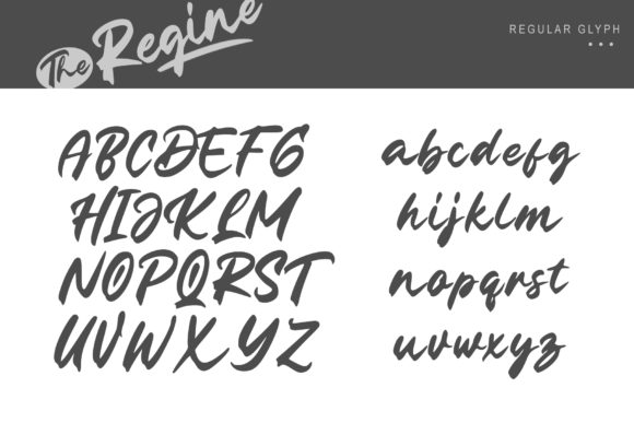 The Regine Font Poster 9