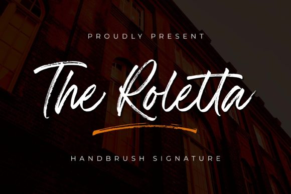 The Rolleta Font Poster 1