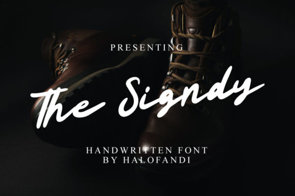 The Signdy Font Poster 1