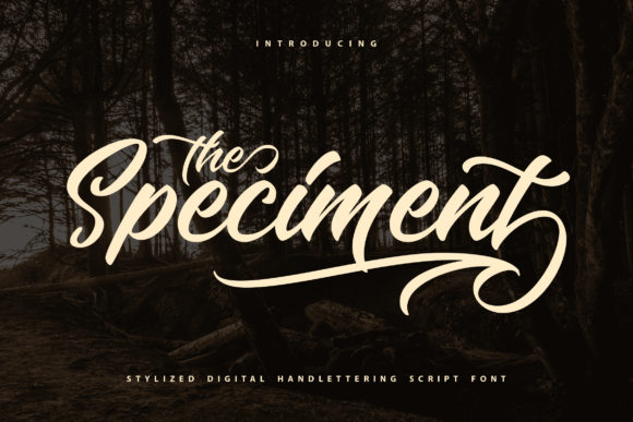 The Speciment Font Poster 1