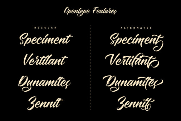 The Speciment Font Poster 6