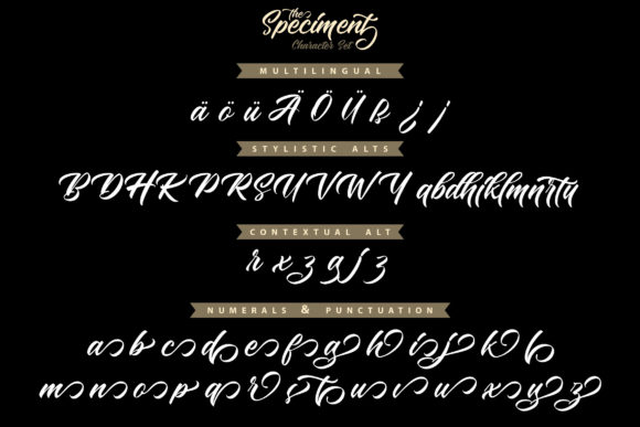 The Speciment Font Poster 8