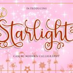 The Starlight Font Poster 1