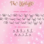 The Starlight Font Poster 8