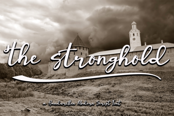 The Stronghold Font Poster 1