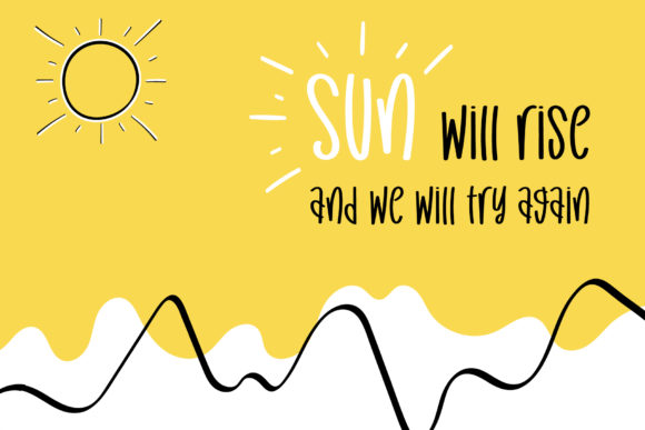 The Sun Font Poster 4