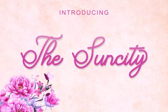 The Suncity Font Poster 1
