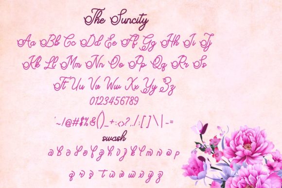 The Suncity Font Poster 4