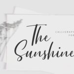 The Sunshine Font Poster 1