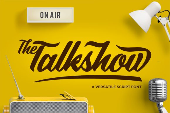The Talkshow Font Poster 1