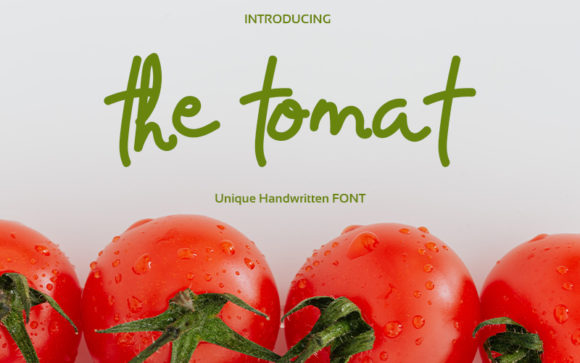 The Tomat Font Poster 1
