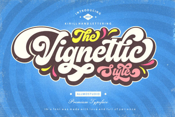 The Vignettic Font