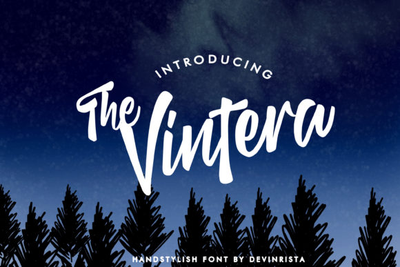 The Vintera Font Poster 1