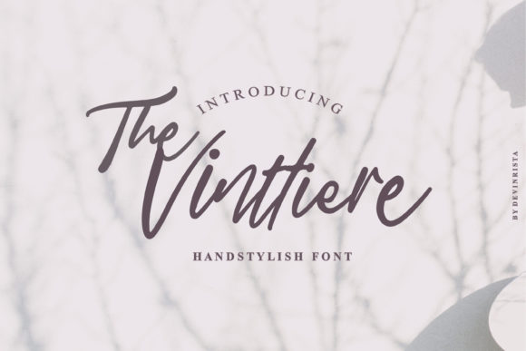 The Vinttiere Font Poster 1