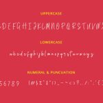 The White Moon Font Poster 7