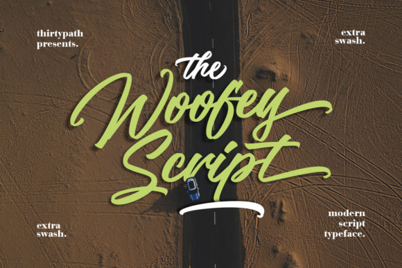 The Woofey Script Font Poster 1