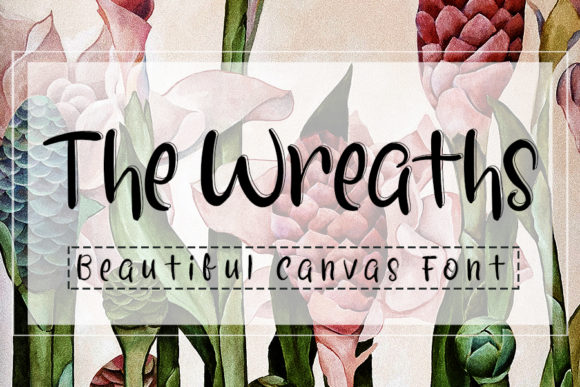 The Wreaths Font Poster 1