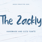 The Zackly Font Poster 1