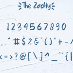 The Zackly Font Poster 6