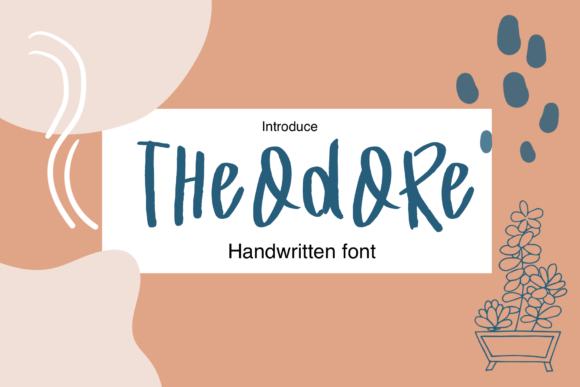 Theodore Font Poster 1
