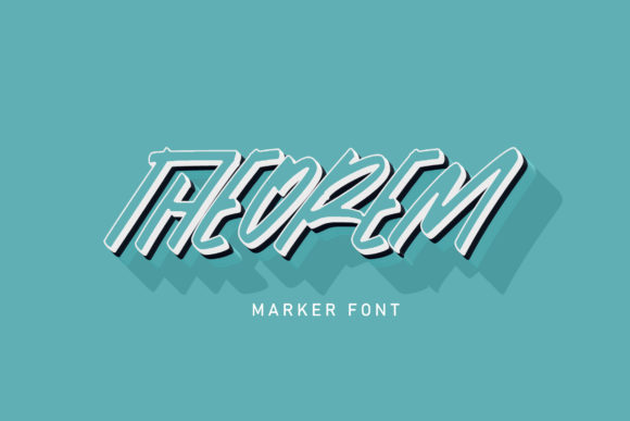 Theorem Font Poster 1