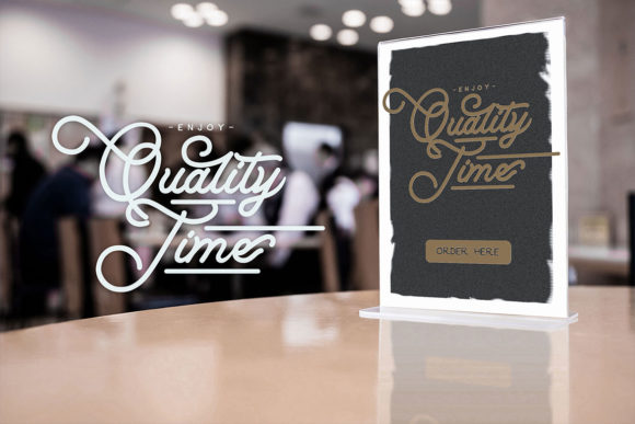 Thequilla Font Poster 2