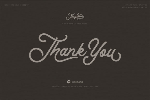 Thequilla Font Poster 7