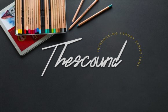 Thescound Font Poster 1