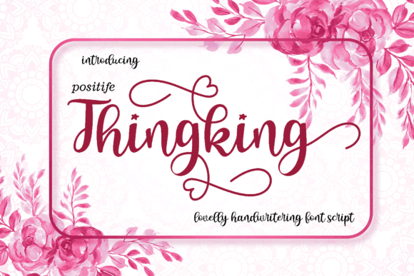 Thingking Font Poster 1