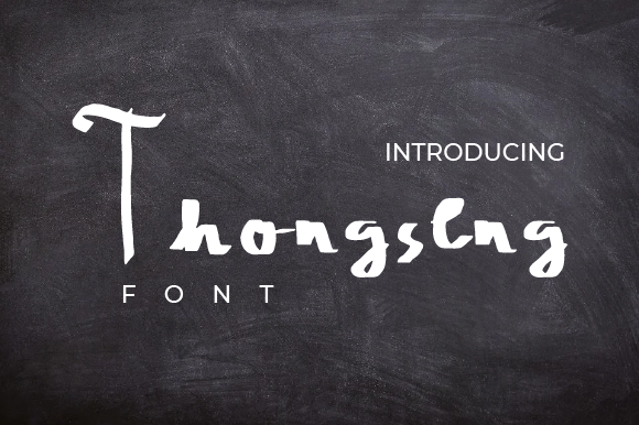 Thongseng Font Poster 1