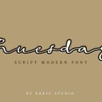 Thuesday Font Poster 2