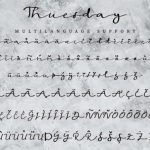 Thuesday Font Poster 10
