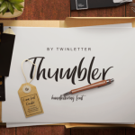 Thumbler Font Poster 1