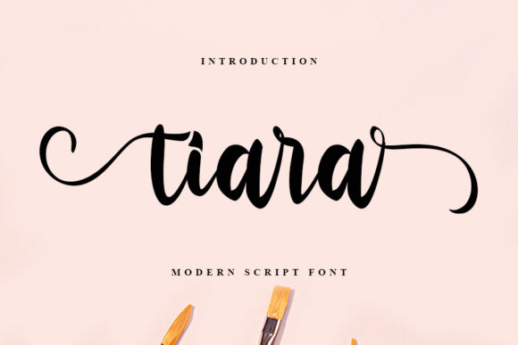 Tiara Font Poster 1