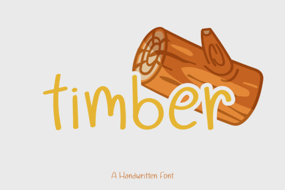 Timber Font Poster 1